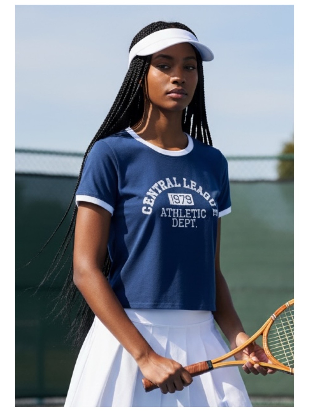 Anthropologie Daily Practice Short Sleeve Graphic Print T-Shirt S Blue